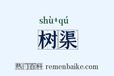 树渠是什么意思的图片